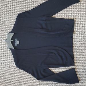 Jessica Howard black knit cropped cardigan